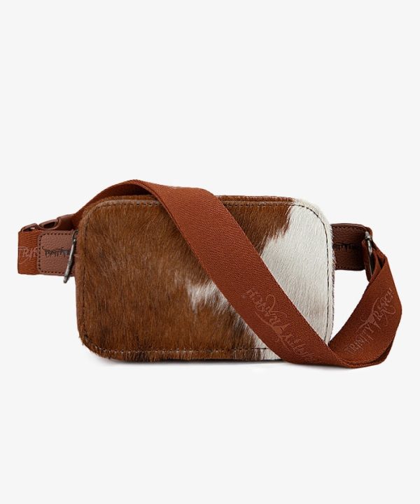 Trinity Ranch Hair-On Cowhide Fanny Pack Discount