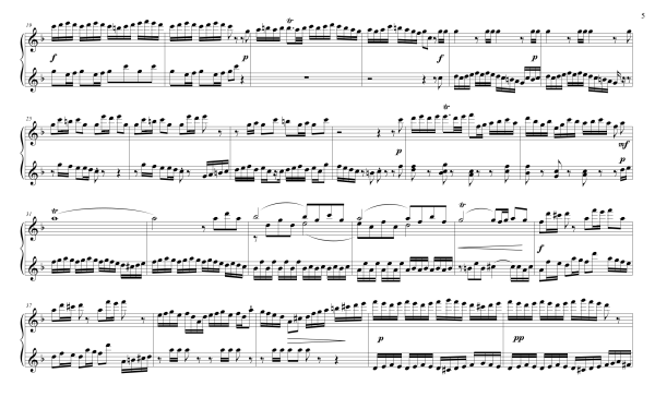J.S. Bach: Brandenburg Concerto No. 2, BWV 1047 – arranged for piano duet by Eleonor Bindman (GPC039) Discount - Image 4