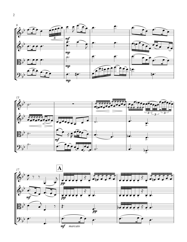 Silent Night – Arrangement for String Quartet by Peter Breiner (PB075) Cheap - Image 2