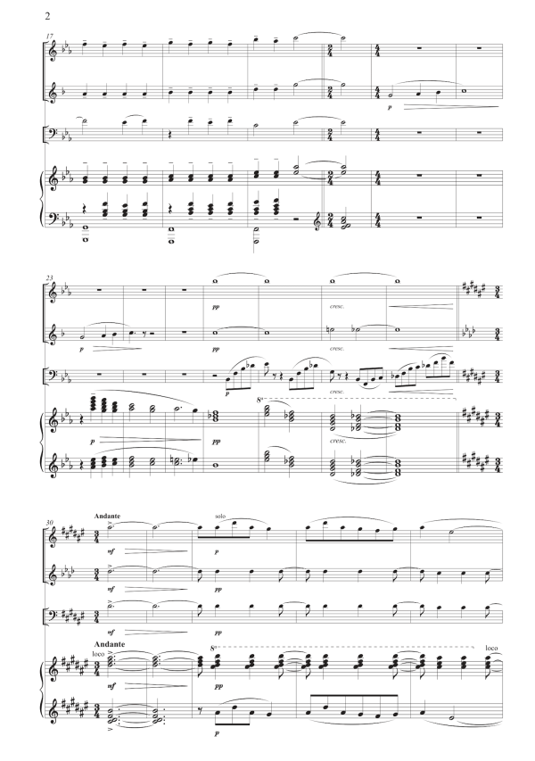 Gustav Holst: Venus (The Planets) – arranged for piano quartet by Santi Escura (NXP114) For Discount - Image 2