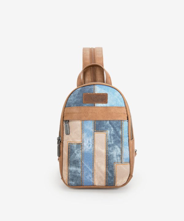 Wrangler Denim-textured Sling Bag Online Sale