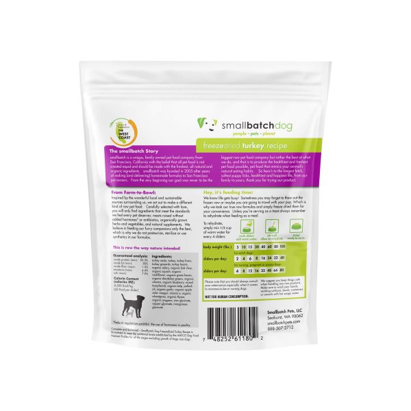 SmallBatch Sliders Freeze Dried Raw Dog Food Cheap - Image 3
