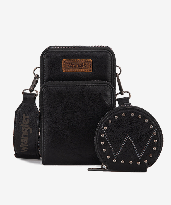 Wrangler Crossbody Cell Phone Purse with Coin Purse Hot on Sale