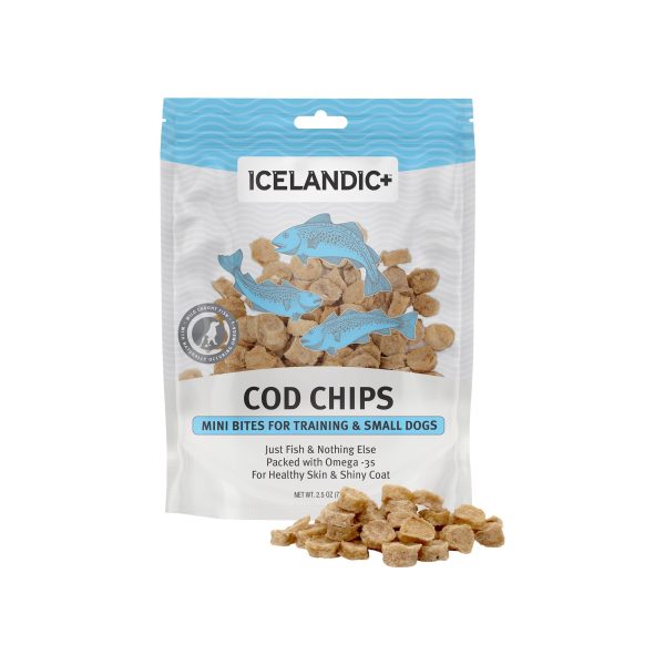 Icelandic+ Grain-Free Mini Fish Chips Treats for Dogs For Discount