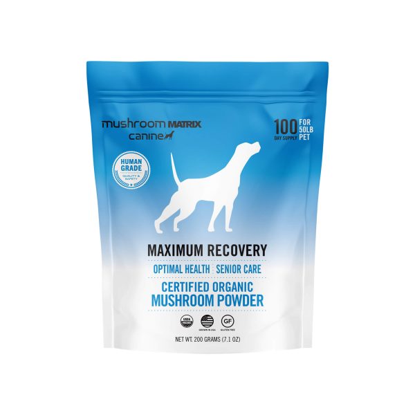 Canine Matrix MRM Recovery Organic Mushroom Senior Supplement for Dogs Online Hot Sale