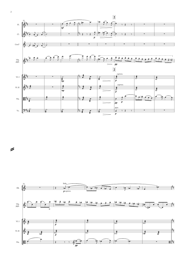 Sergei Prokofiev: Violin Concerto No. 1 in D major, Op. 19 (arr. for String Quintet & Wind Quintet) (AEGC16) Online Hot Sale - Image 2