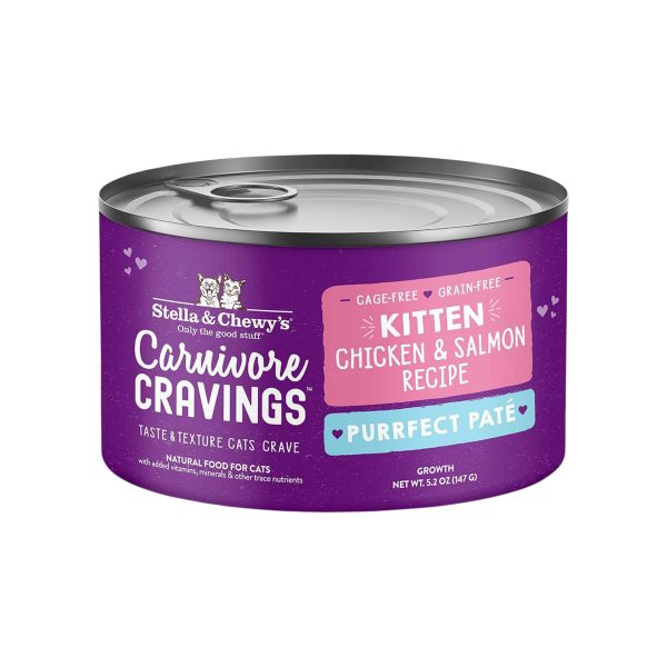 Stella & Chewy s Carnivore Craving Purrfect Pate Chicken & Salmon Kitten Wet Food Online - Image 3
