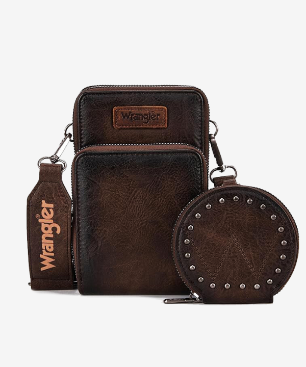 Wrangler Crossbody Cell Phone Purse with Coin Purse Hot on Sale - Image 5
