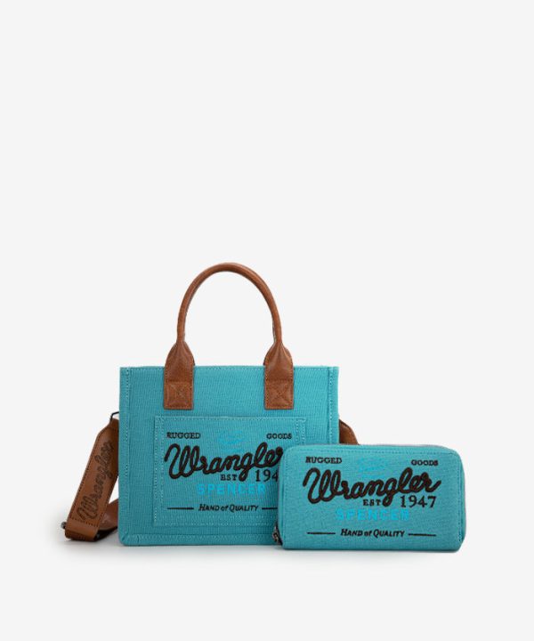 Wrangler Canvas Crossbody Bag Set For Discount