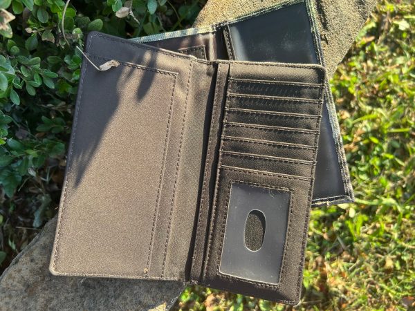 Montana West Camo Print Checkbook Cover Wallet Sale - Image 2