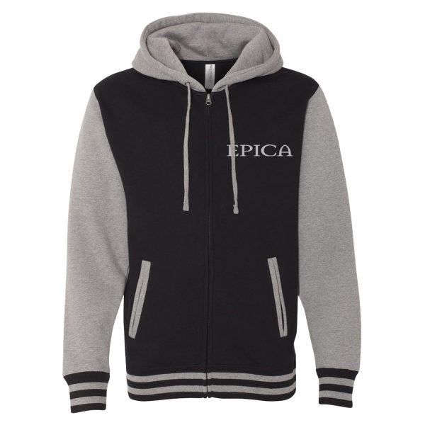 Epica  E LOGO VARSITY ZIP-UP  Zip Hoodie Cheap - Image 2