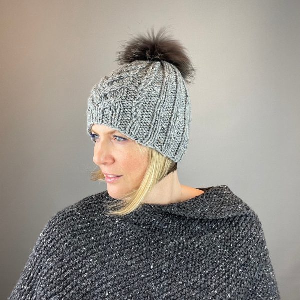 French Staghorn Hat Knitting Kit | Soft Donegal Chunky & Knitting Pattern (#377) Sale - Image 3
